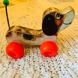 Vintage Fisher-Price Pull Toy Dog
